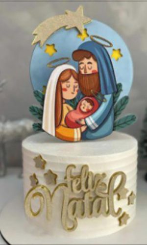 Topo de Bolo Natal