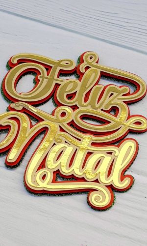 Topo de Bolo Natal
