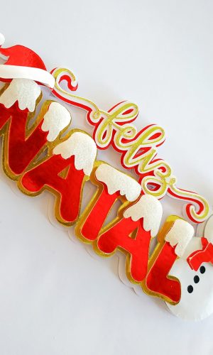 Topo de Bolo Natal