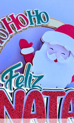 Topo de Bolo Natal