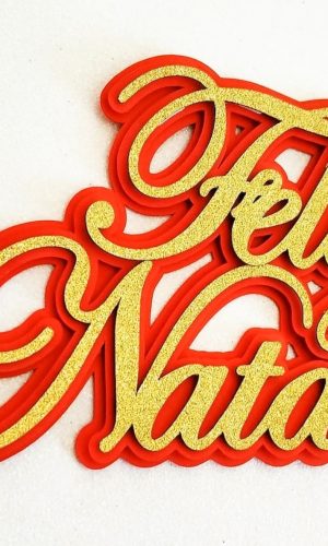 Topo de Bolo Natal