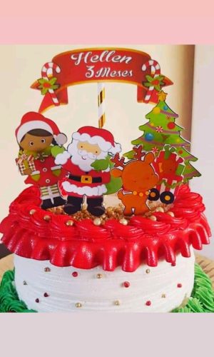 Topo de Bolo Natal