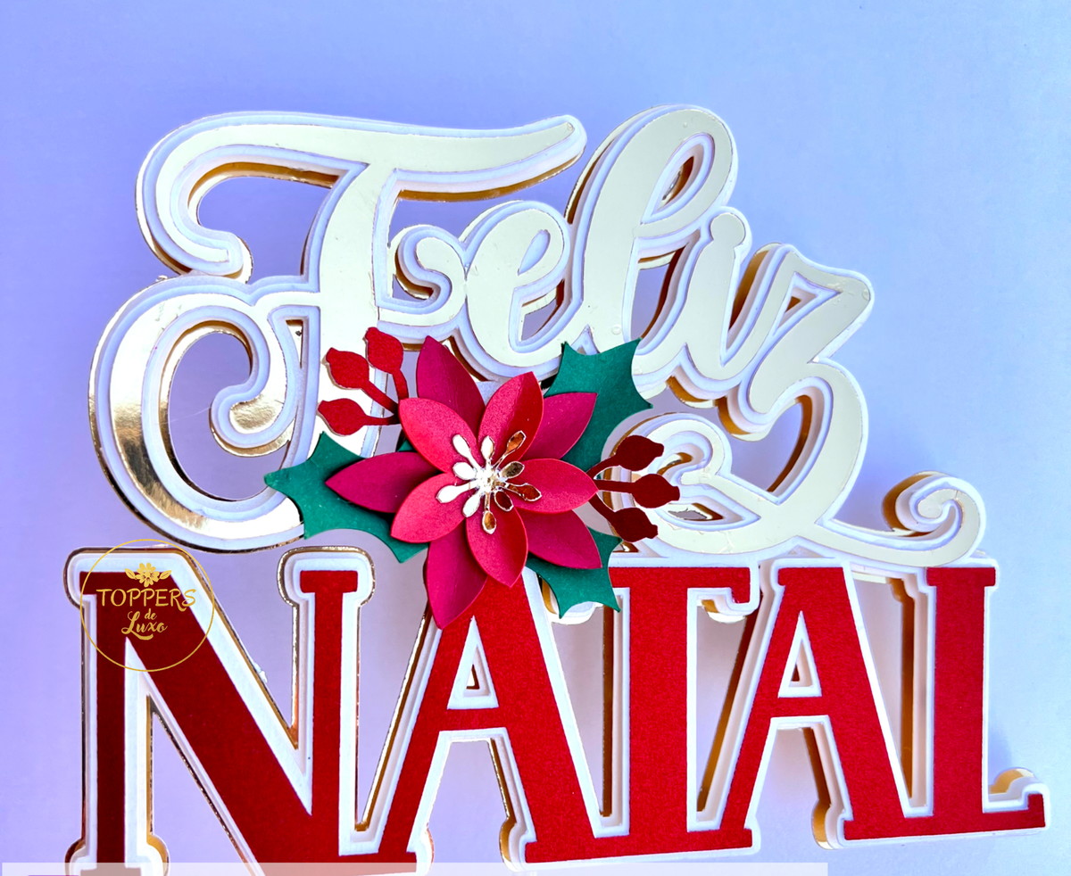 Topo de Bolo Natal
