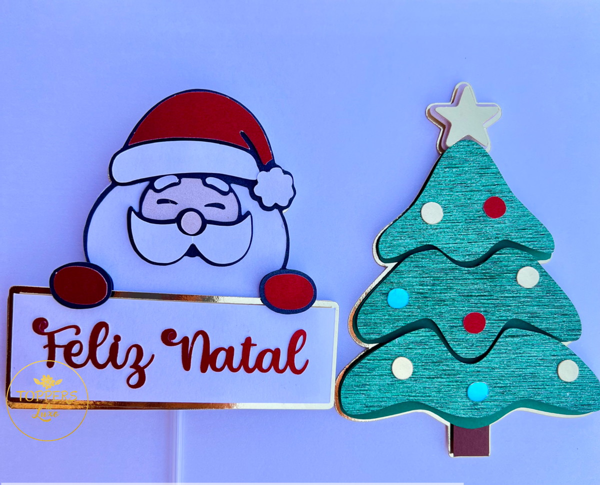 Topo de Bolo Natal