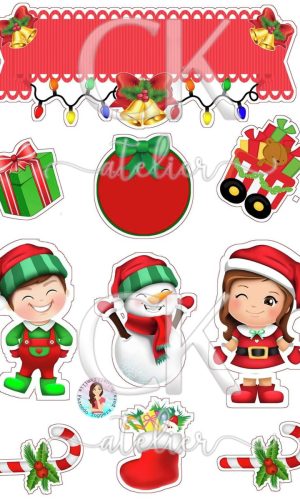 Topo de Bolo Natal