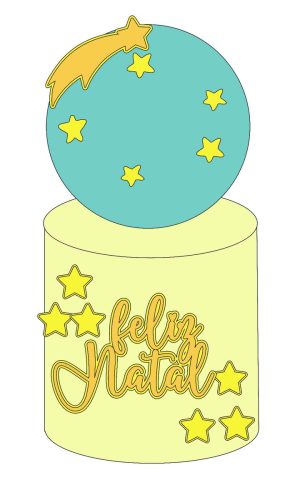 Topo de Bolo Natal