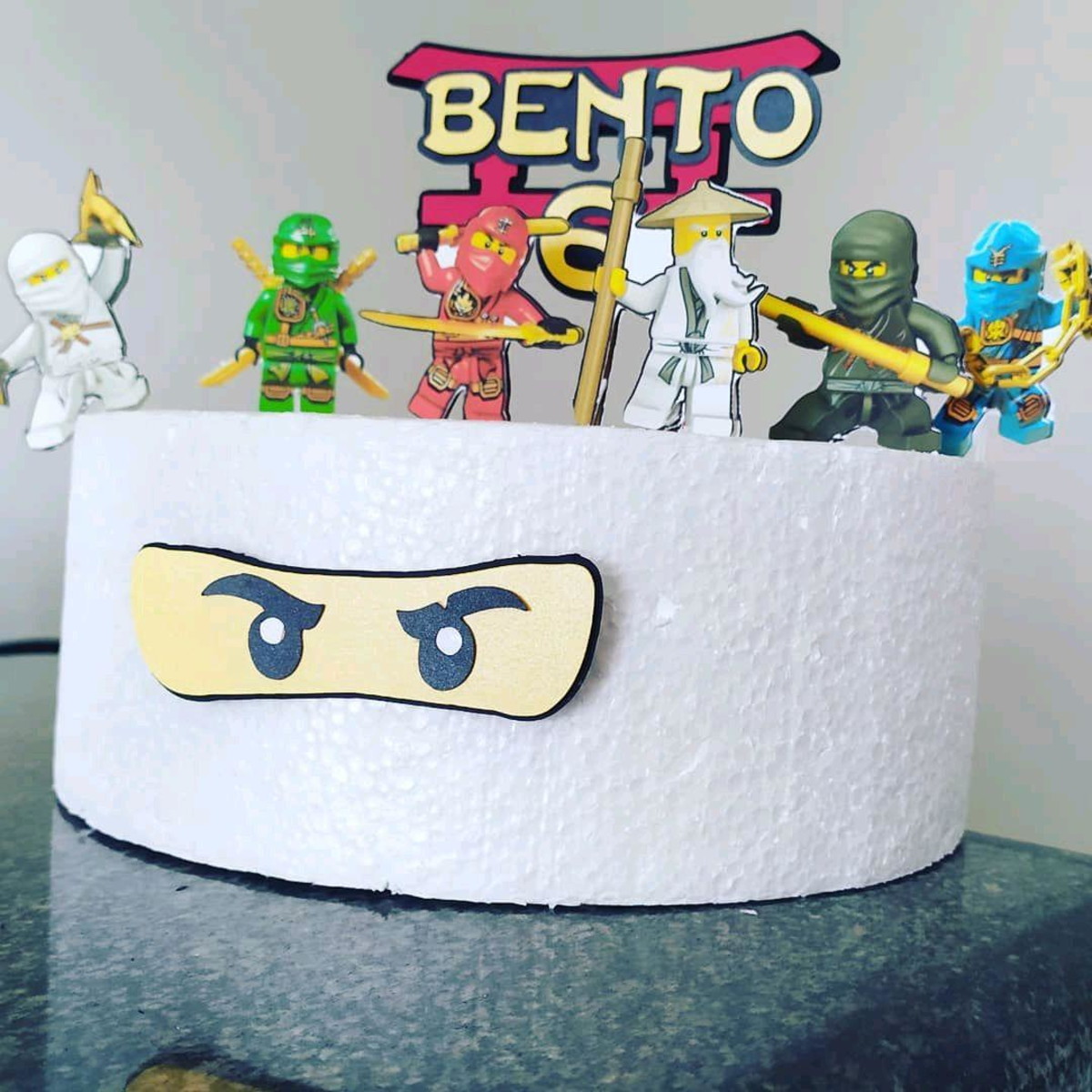 Topo de Bolo Ninja Go - Imagem 2