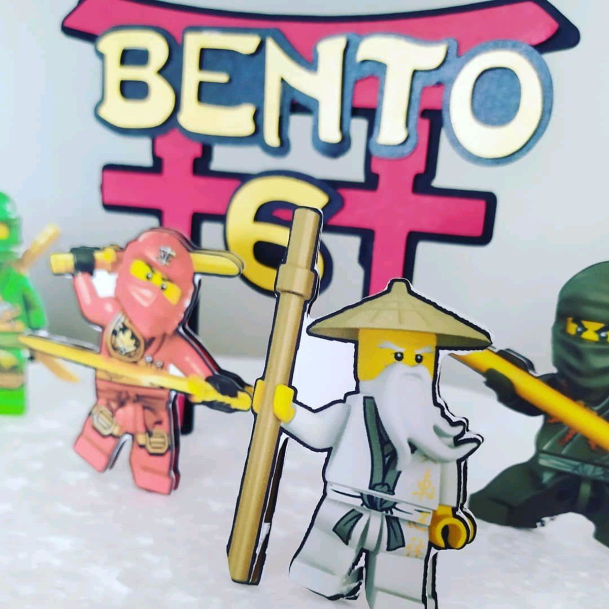 Topo de Bolo Ninja Go - Imagem 3