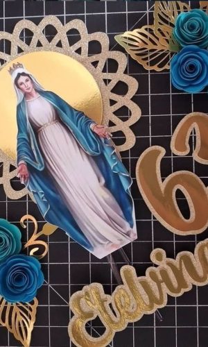 Topo de Bolo Nossa Senhora