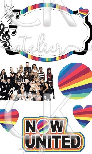 Topo de Bolo Now United