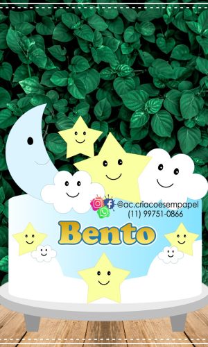 Topo de Bolo Nuvem