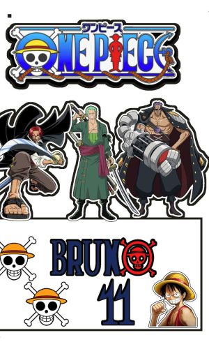 Topo de Bolo One Piece