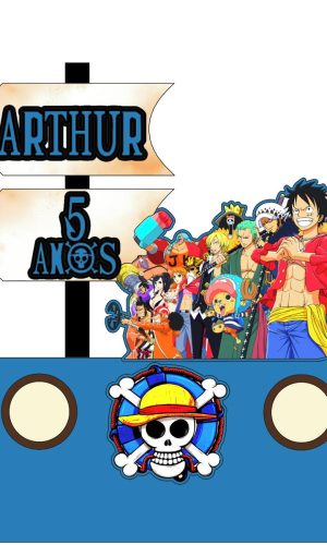 Topo de Bolo One Piece