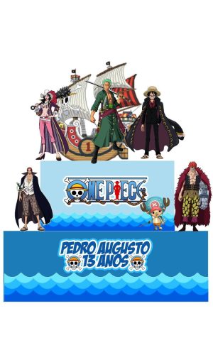 Topo de Bolo One Piece