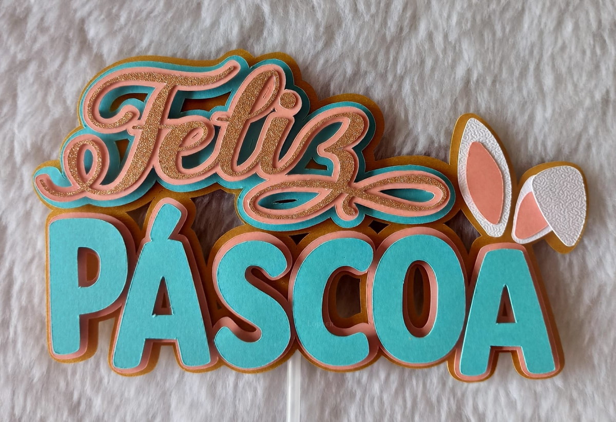 Topo de Bolo Páscoa