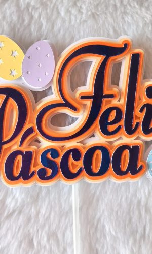 Topo de Bolo Páscoa