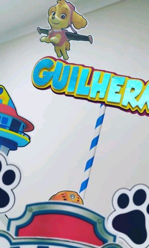 Topo de Bolo Patrulha Canina