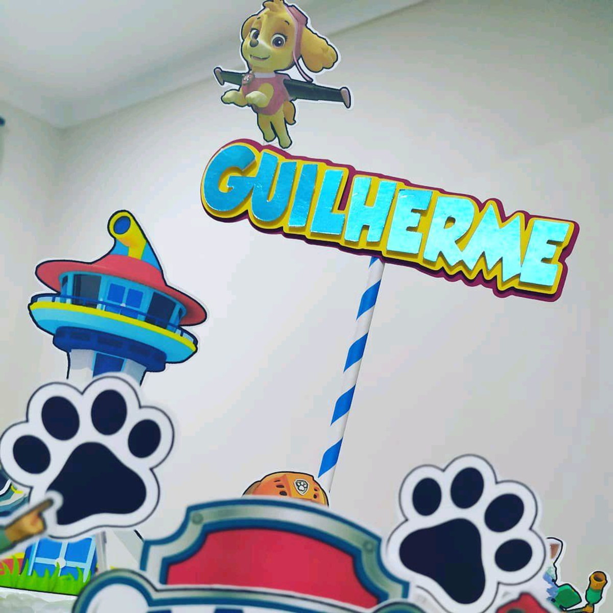 Topo de Bolo Patrulha Canina