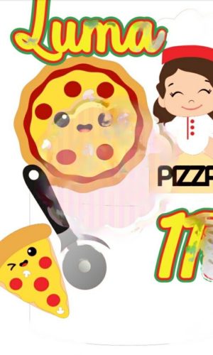 Topo de Bolo Pizza