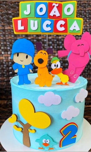Topo de Bolo pocoyo