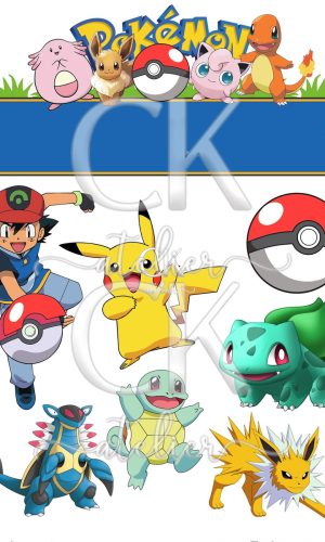 Topo de Bolo Pokémon
