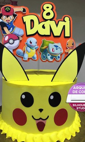 Topo de Bolo Pokemon