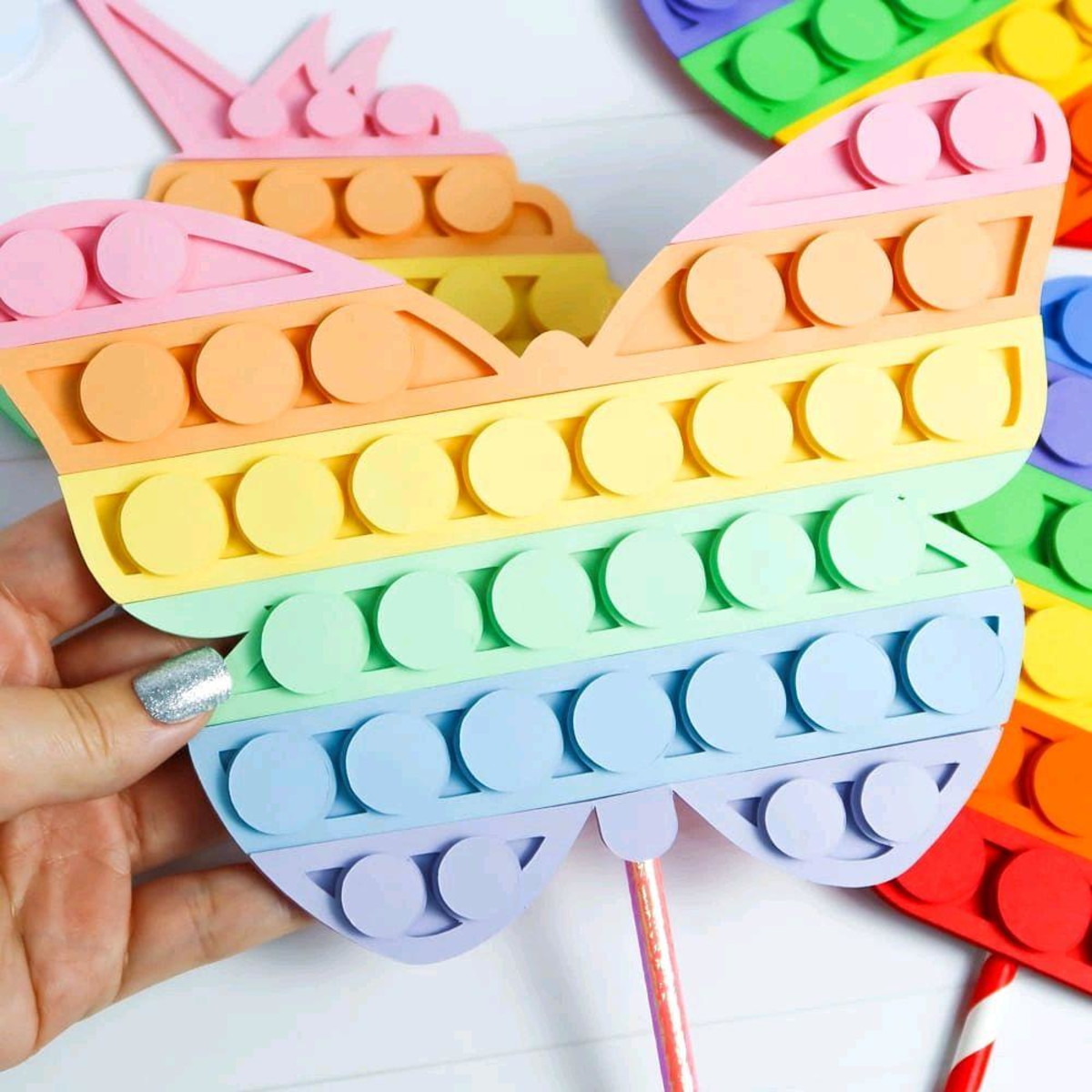 Topo de Bolo Pop it