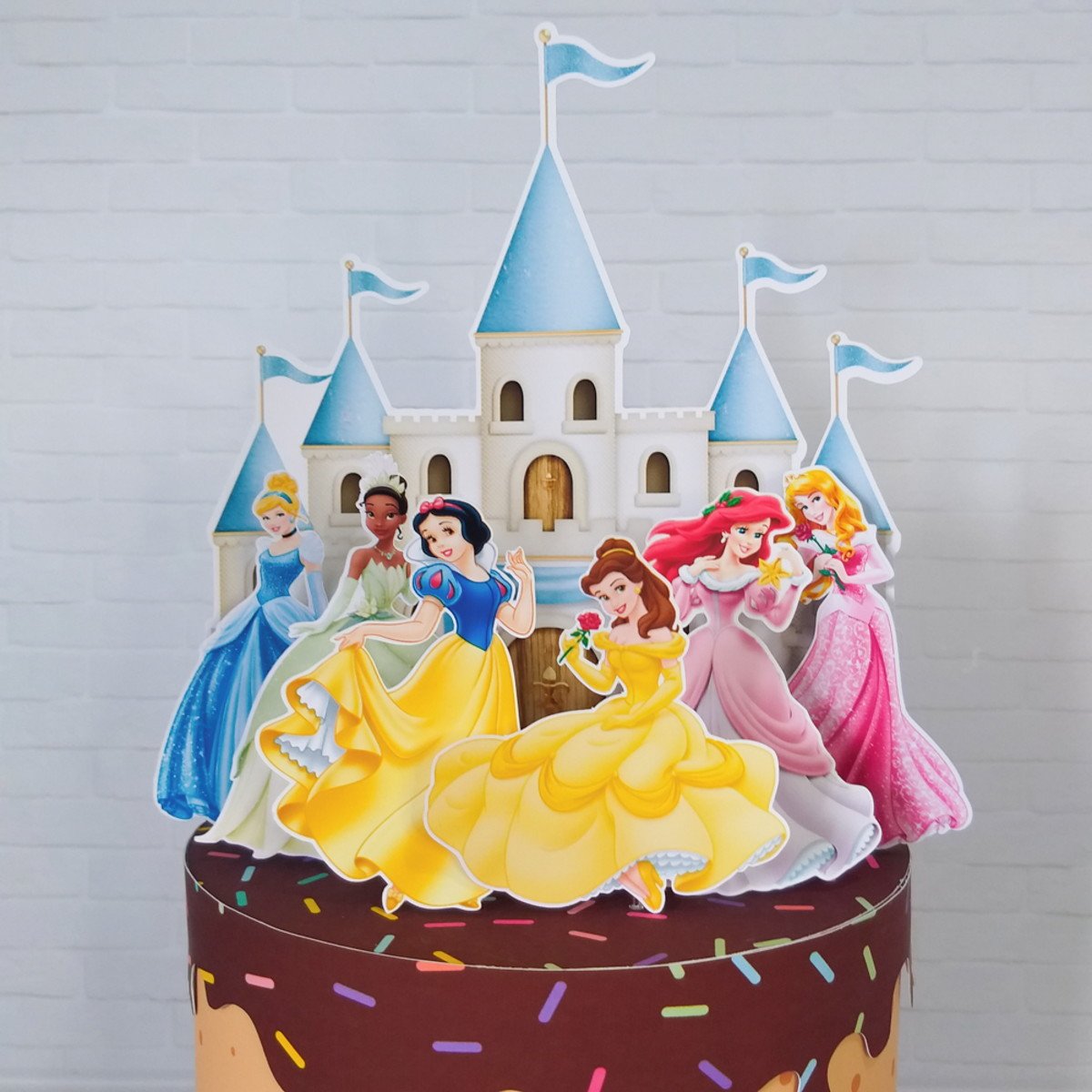 Topo De Bolo Princesas Disney