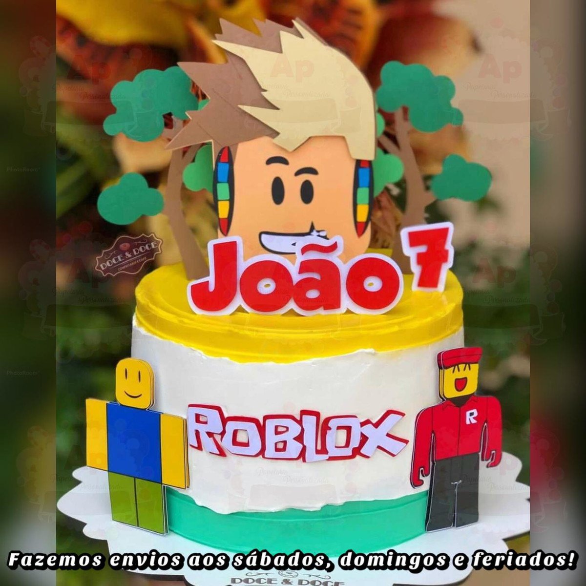 Topo de Bolo Roblox