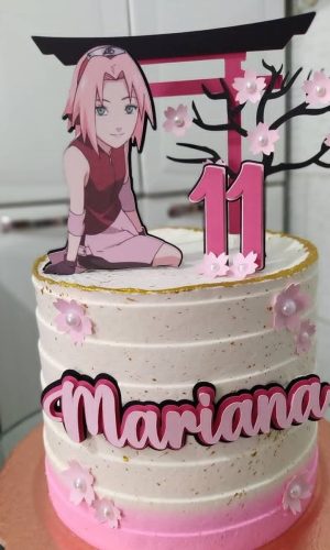 Topo de Bolo Sakura