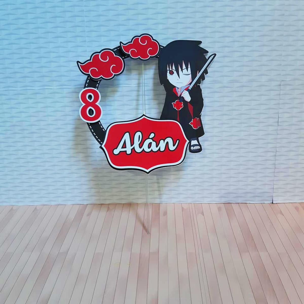 Topo de Bolo Sasuke
