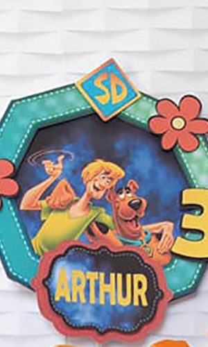Topo de Bolo Scooby Doo