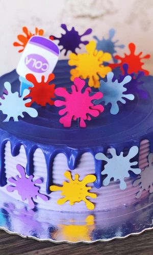 Topo de Bolo Slime
