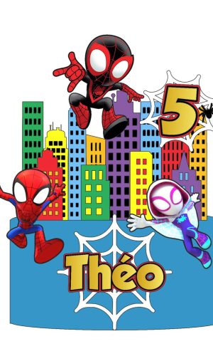 Topo de Bolo Spidey