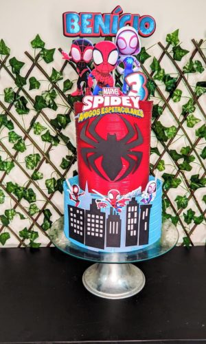 Topo de Bolo Spidey