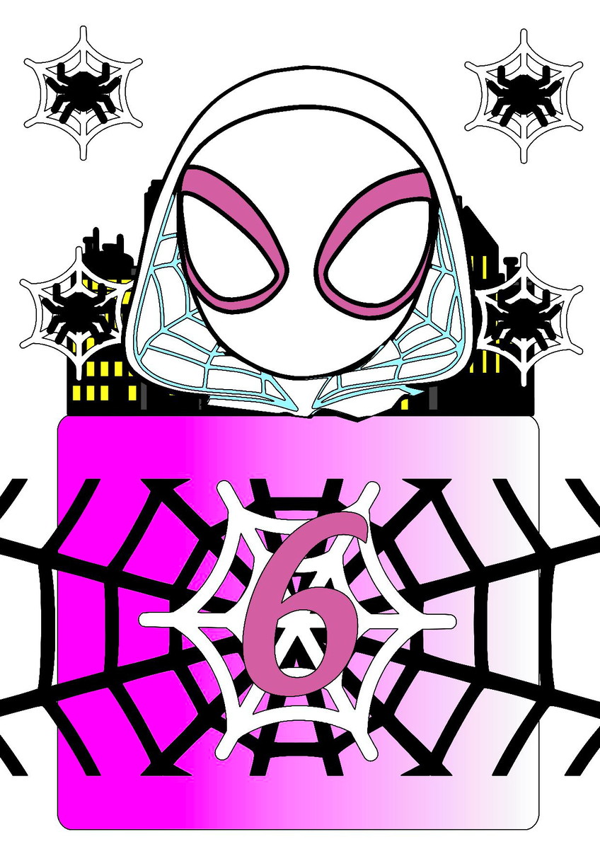 Topo de Bolo Spidey