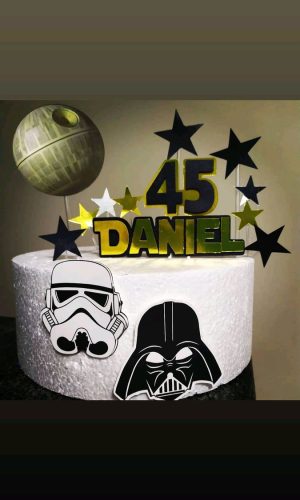 Topo de Bolo Star Wars