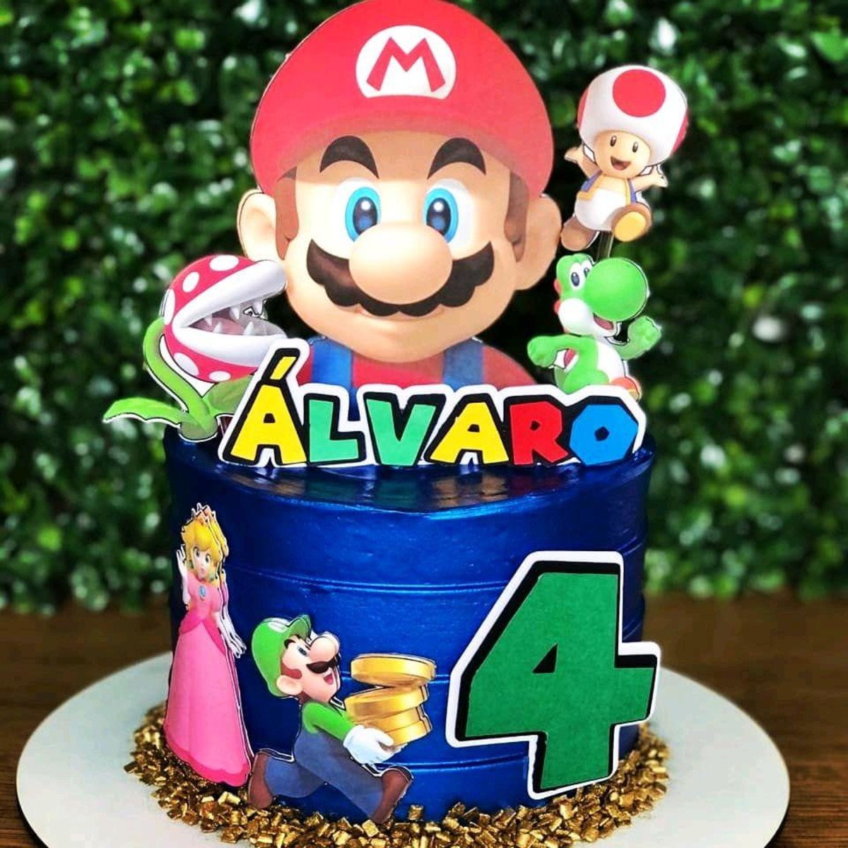 Topo de Bolo Super Mario