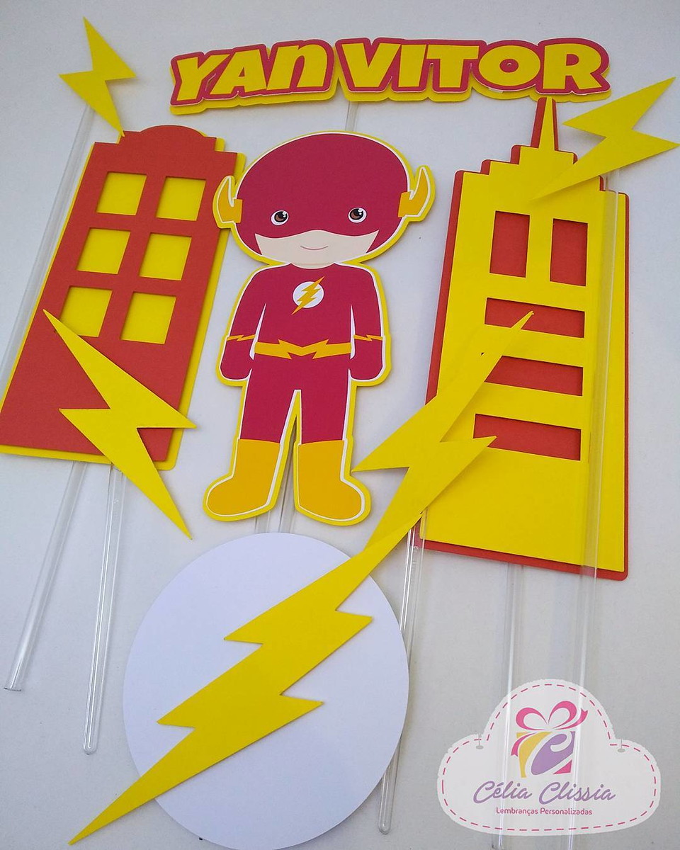 Topo de Bolo the flash
