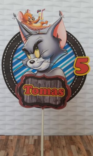 Topo de Bolo Tom e Jerry
