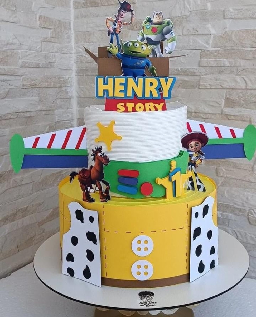 Topo de Bolo Toy Story