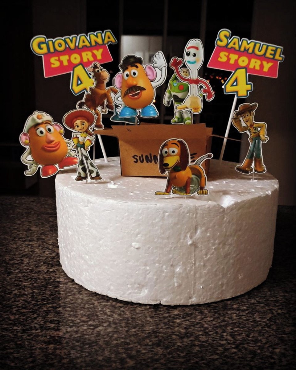 Topo de Bolo Toy Story