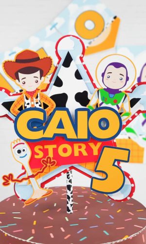 Topo de Bolo Toy Story