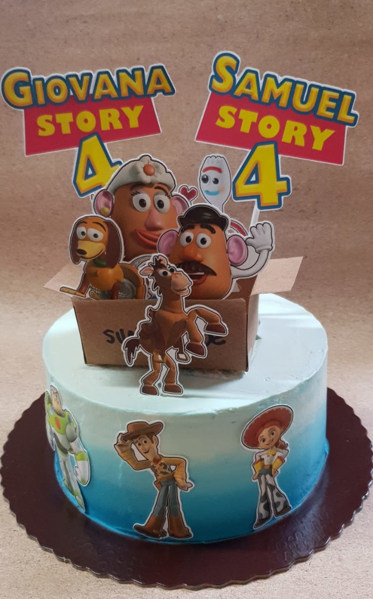 Topo de Bolo Toy Story - Imagem 2
