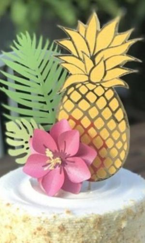 Topo de Bolo Tropical