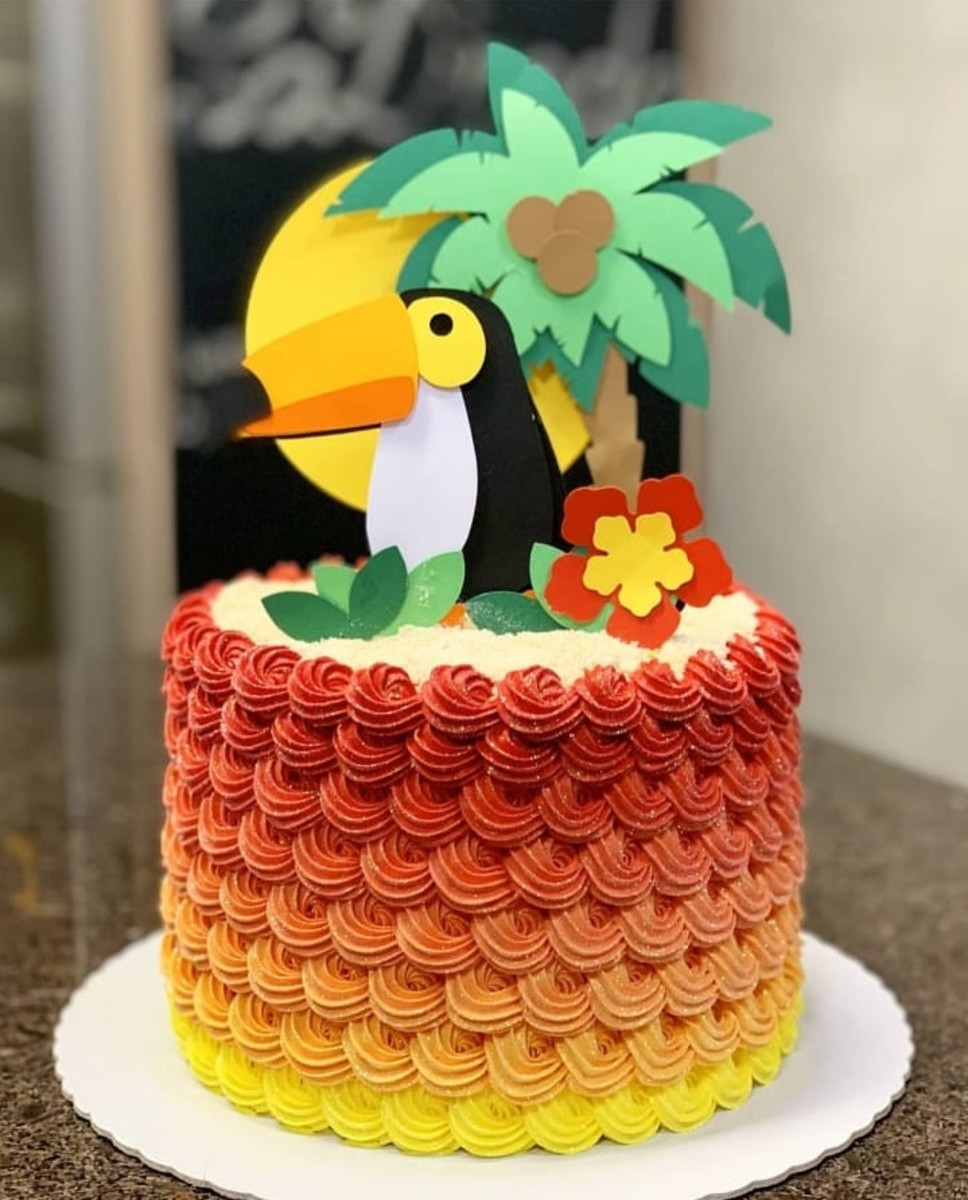 Topo De Bolo Tropical
