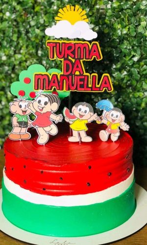 Topo de Bolo Turma da Mônica