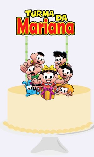Topo De Bolo Turma Da Monica