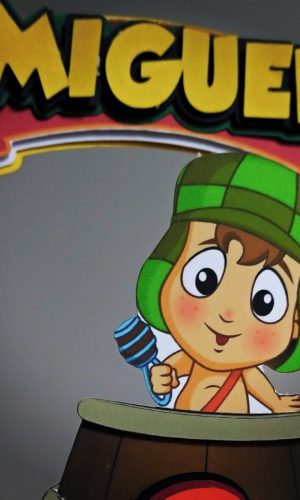 Topo de Bolo Turma do Chaves