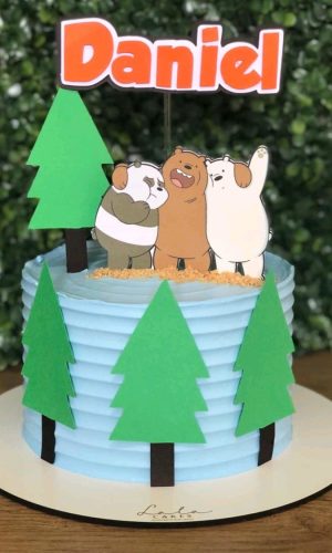 Topo de Bolo Urso sem Curso
